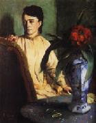 Edgar Degas Woman with Porcelain Vase Germany oil painting artist